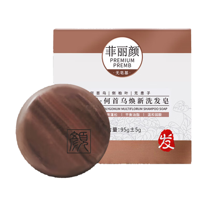 PLUS会员，需首购:菲丽颜 何首乌焕新 洗发皂95g*1块+赠家政服务2小时/30元京