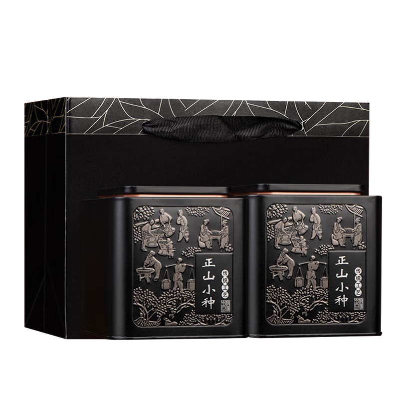 双11狂欢：西湖江南茶叶 红茶礼盒罐装正山小种500g 39.9元（需领券）