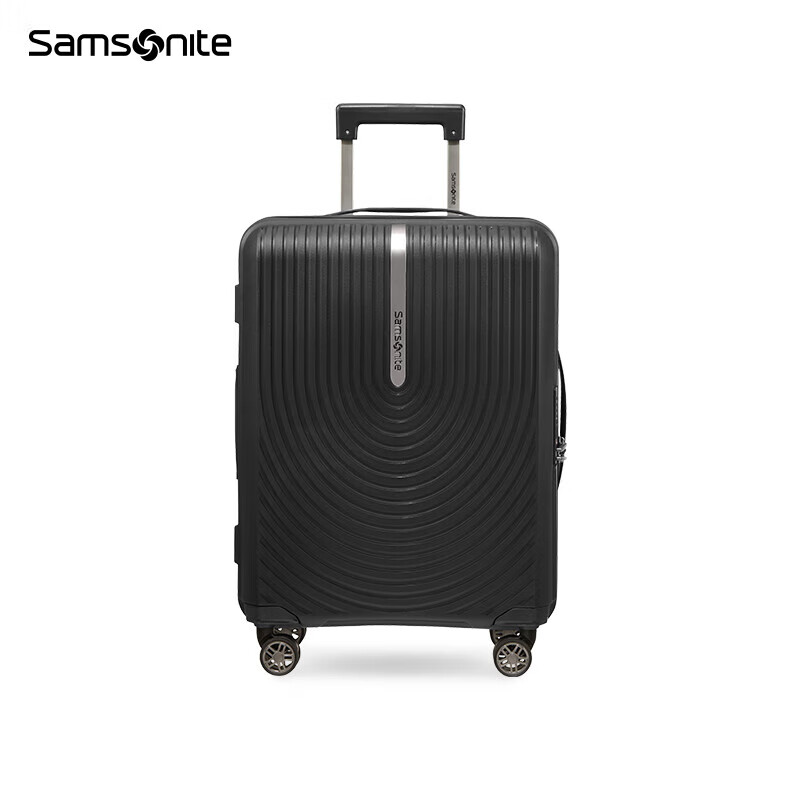 PLUS会员：Samsonite 新秀丽 万向轮旅行箱 黑色25英寸 1754元包邮（需用券，赠