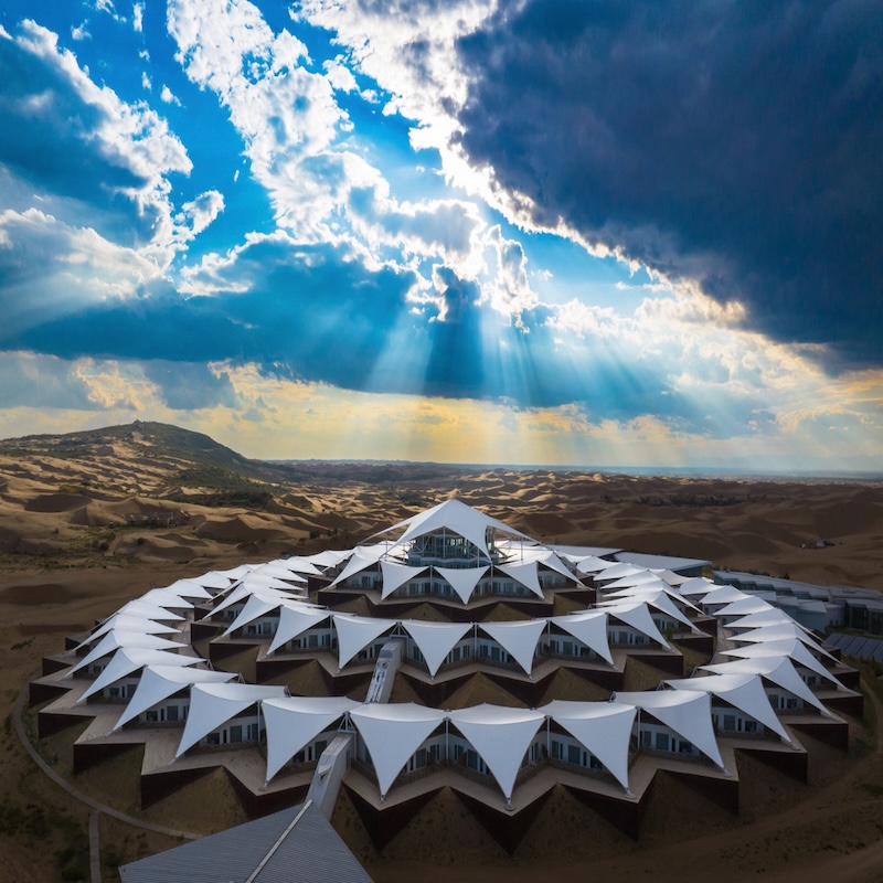 响沙湾莲花酒店双成人1晚一价全包畅享度假套餐 1999元