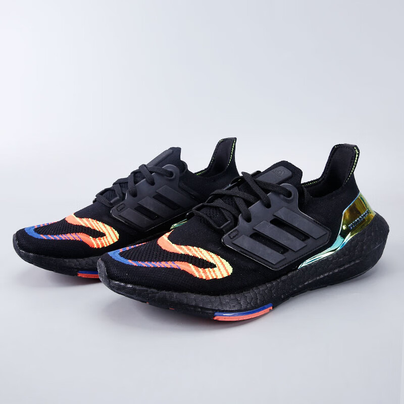 adidas 阿迪达斯 Ultraboost 22 男子跑鞋 HQ0965 一号黑/正蓝 39 347.01元