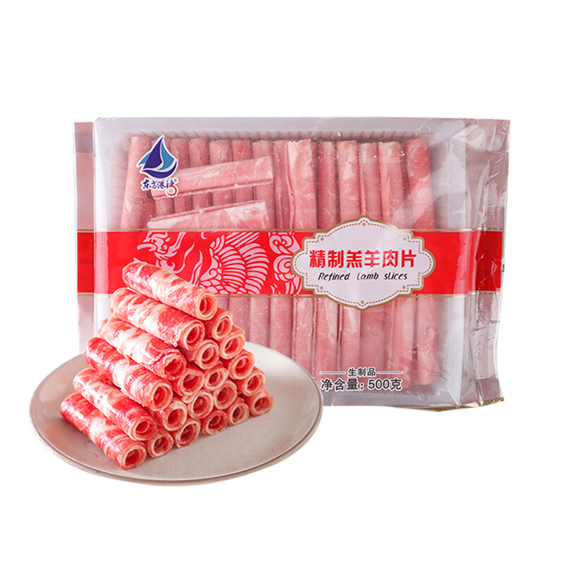 东方港湾 精制羔羊肉 500g 33.9元（需用券）