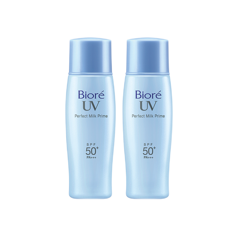 Bioré 碧柔 Biore）倍护水活防晒 全身军训男女户外 SPF50+ 轻透倍护乳液40ml*2 72