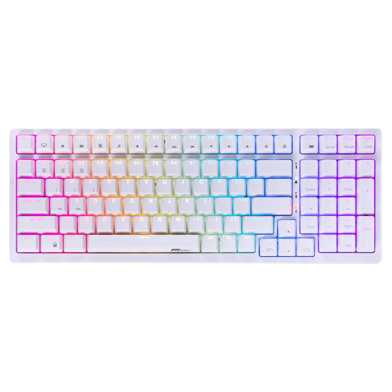 ROYAL KLUDGE RK98 三模无线机械键盘 100键 国产青轴 RGB 158.11元（需用券）