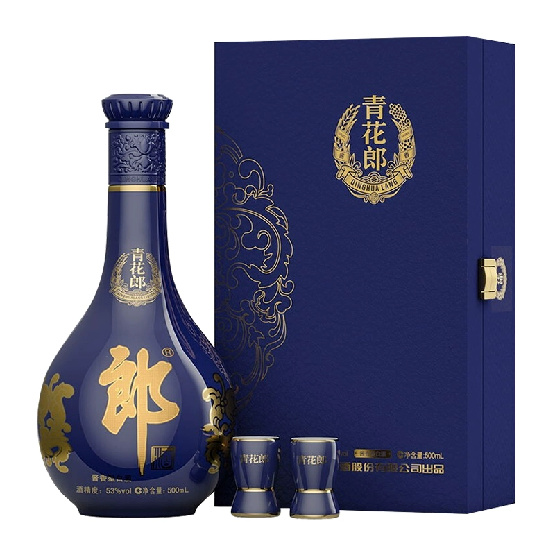 再降价、88VIP：郎酒青花郎53度酱香型白酒 500ml*1瓶礼盒装 799.05元包邮（返230