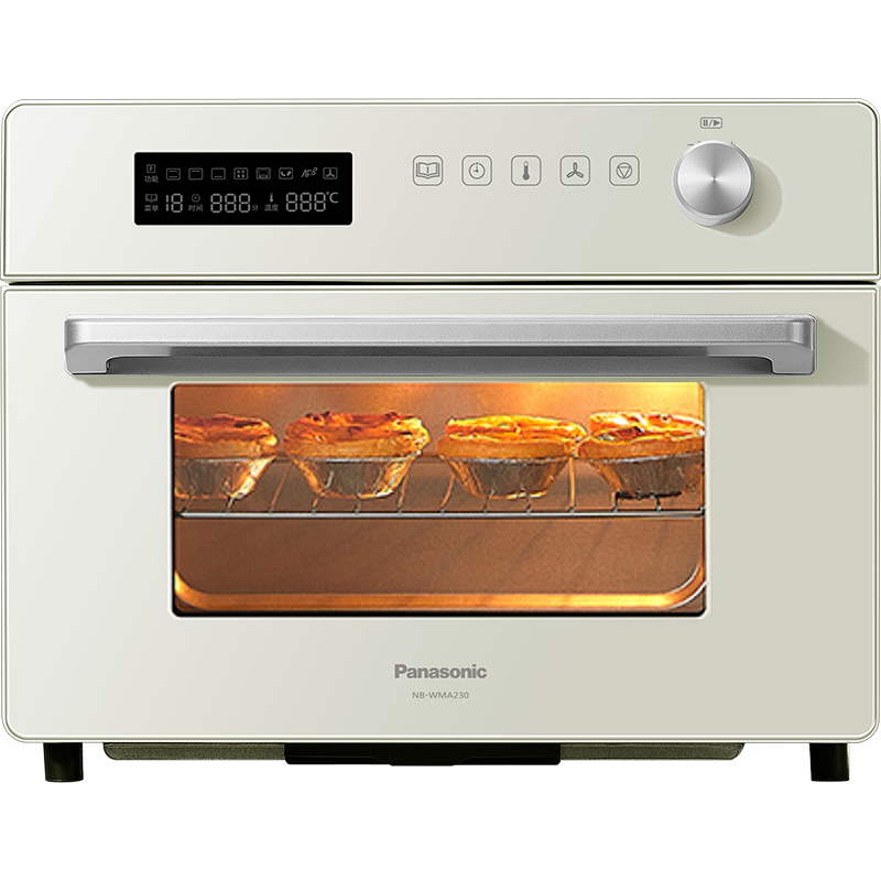 20点开始、PLUS会员：Panasonic 松下 NB-WMA230WSQ 空气炸烤箱 23L 559元+9.9元家居卡