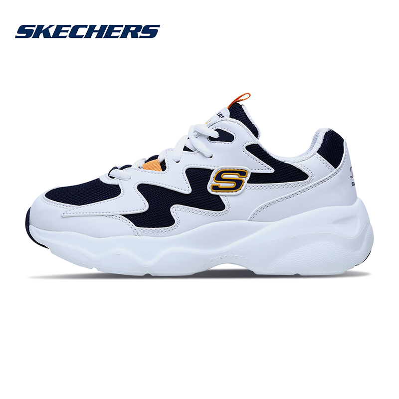 SKECHERS 斯凯奇 女鞋休闲运动熊猫鞋88888105 BKGD黑色/金色 36.5 229元