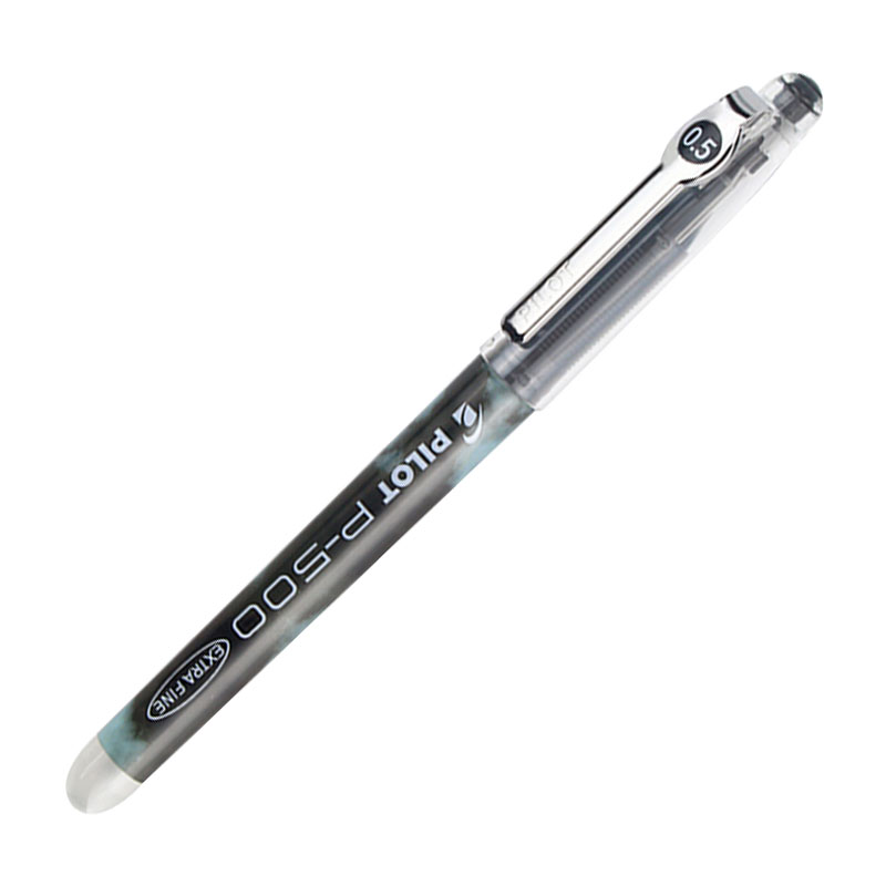 PILOT 百乐 BL-P500 拔帽中性笔 黑色 0.5mm 6支装 44.66元