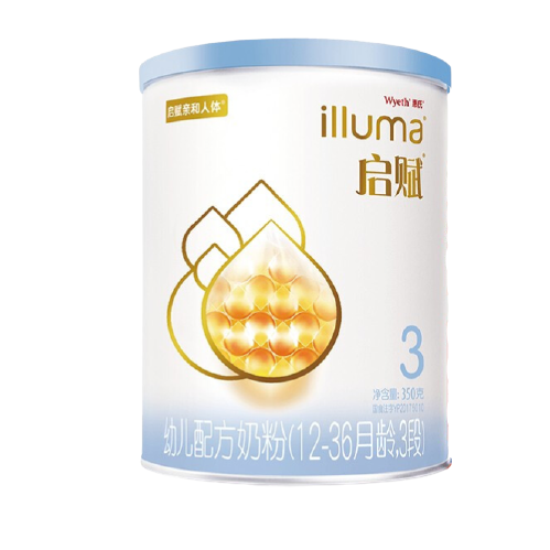 illuma 启赋 蓝钻 进口幼儿配方奶粉 3段 350g 89元（需用券）