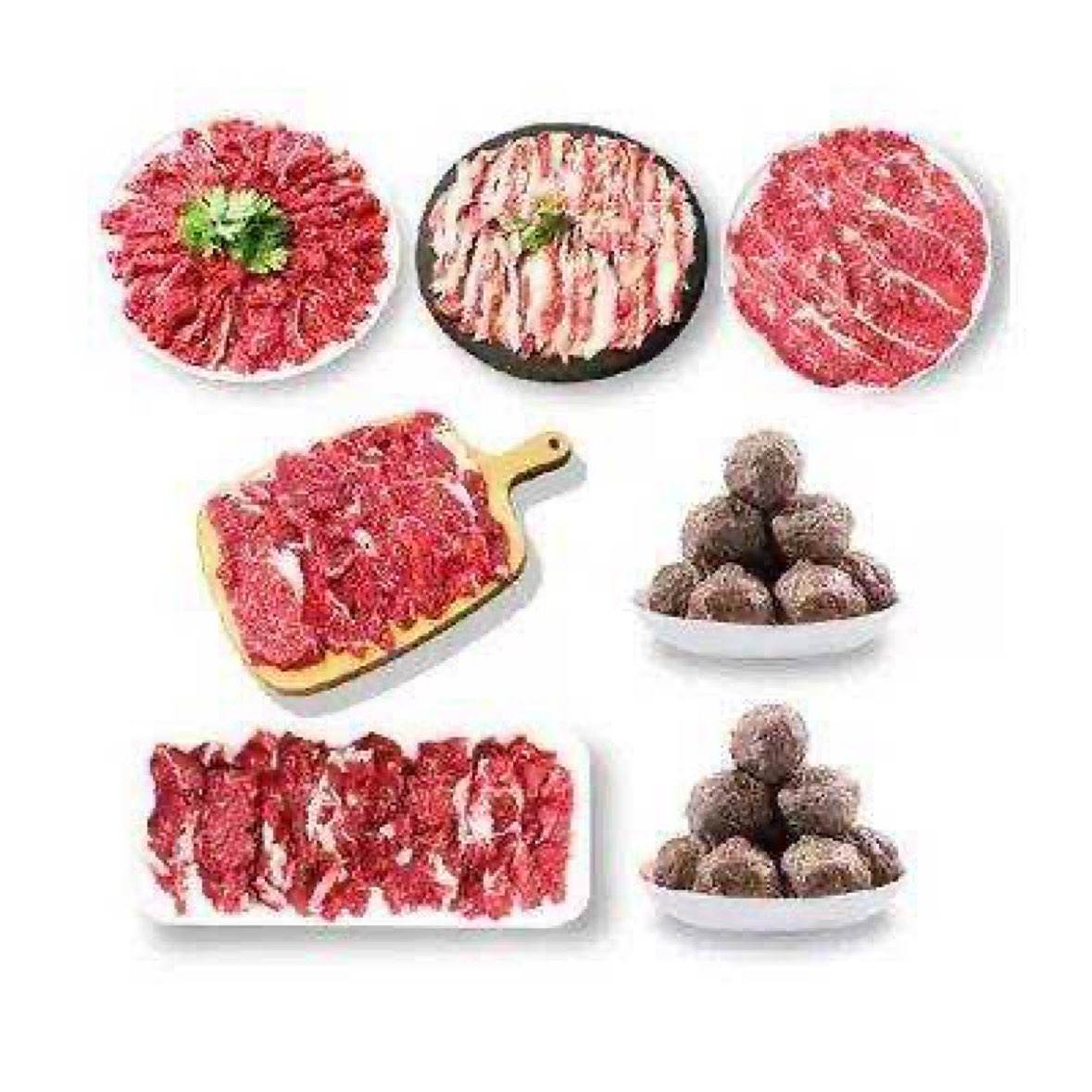 88会员：暖男厨房 潮汕牛肉火锅套餐 1.5斤 (雪花+肥胖+匙仁+吊龙+嫩肉) 60.8元