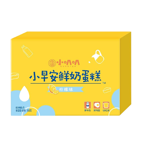 徐福记 小叭叭 小早安鲜奶蛋糕 柠檬味 500g 12.29元（需买5件，需用券）