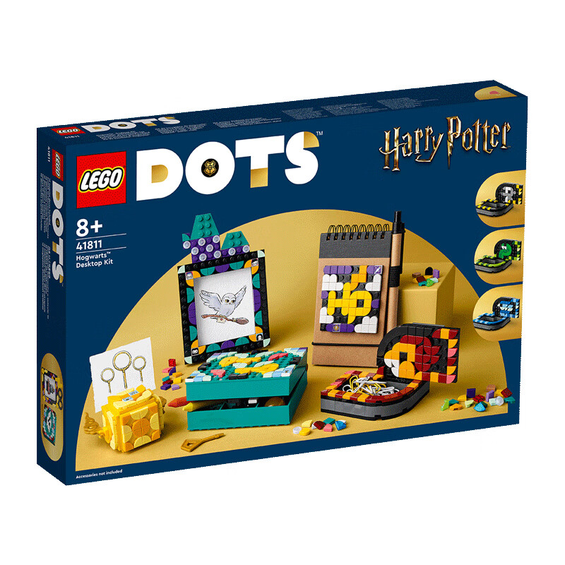 LEGO 乐高 DOTS点点世界系列 41811 霍格沃茨桌面组合 ￥226.95