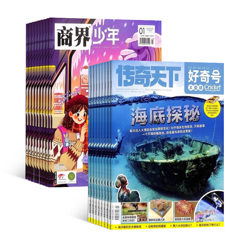 PLUS会员：《商界少年+好奇号》2025年1月起订 274元（共367元，需凑单）