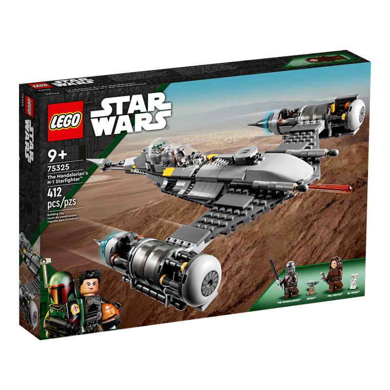 LEGO 乐高 星球大战系列 75325 波巴·费特之书：曼达洛人 N-1 型星际战斗机 379