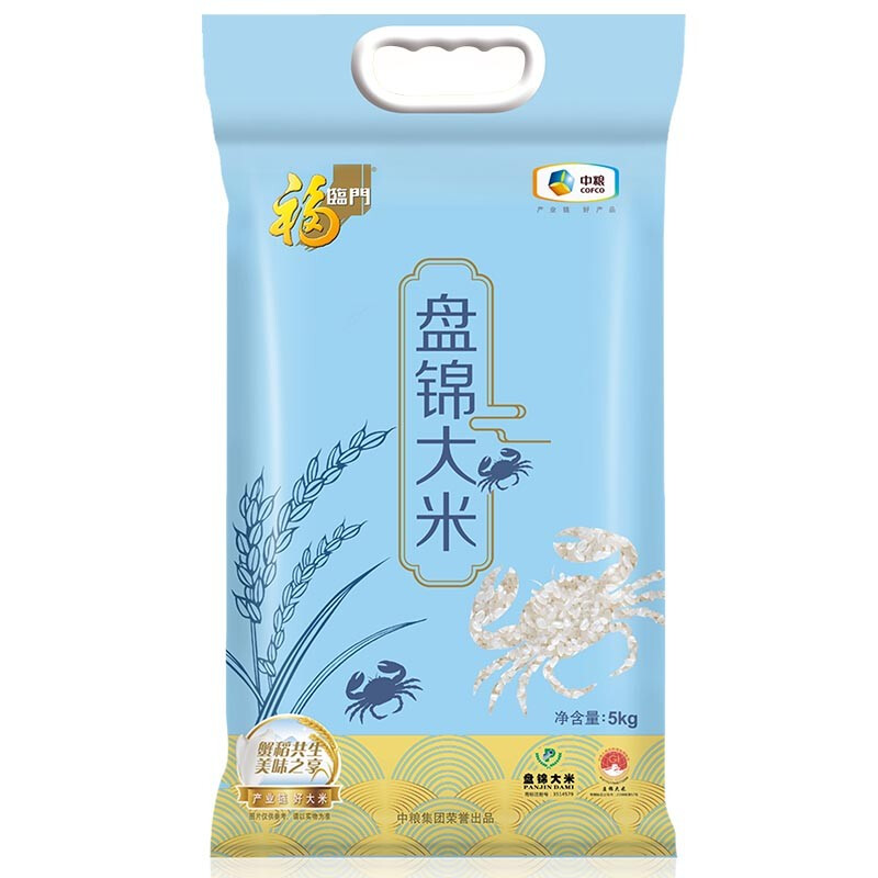 福临门 盘锦大米 5kg 23.6元（需用券）