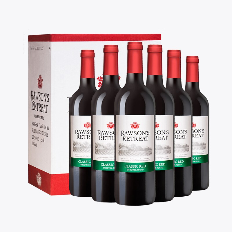 Rawson’s Retreat 奔富洛神 奔富（Penfolds）洛神山庄 经典干红葡萄酒 13度 750ml*6