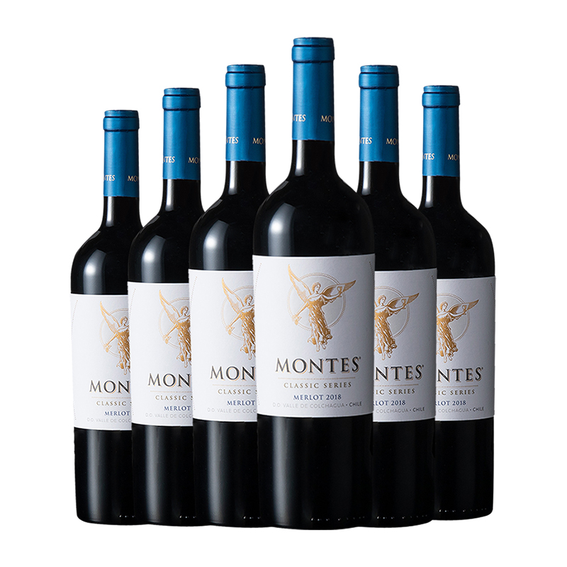 MONTES 蒙特斯 天使系列空加瓜古梅洛干型红葡萄酒 6瓶 444.6元