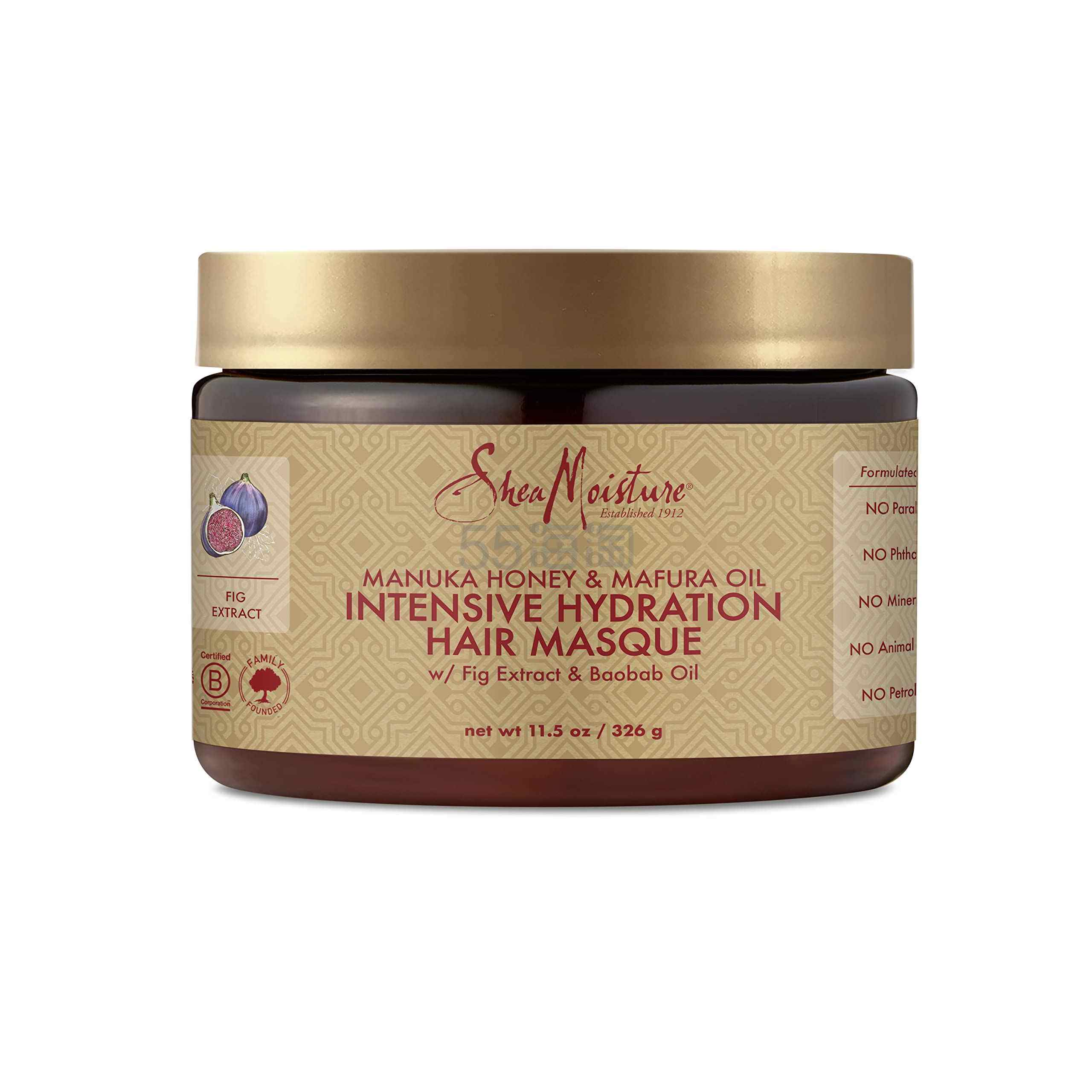 【含税直邮】SHEA MOISTURE 护发面膜 无动物实验测试 325ml