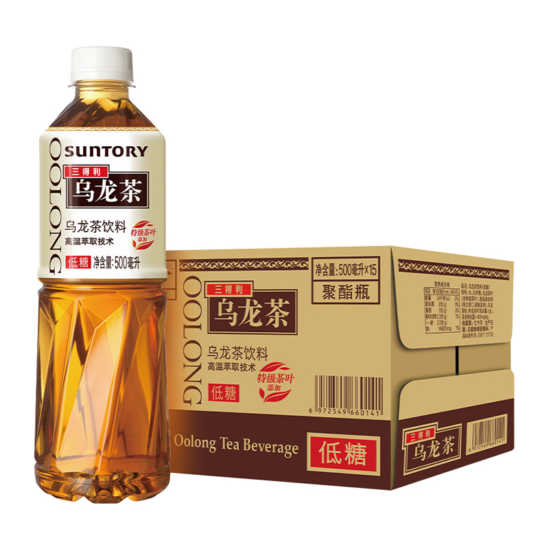 SUNTORY 三得利 茉莉乌龙茶 500ml*15瓶 51.9元（需用券）