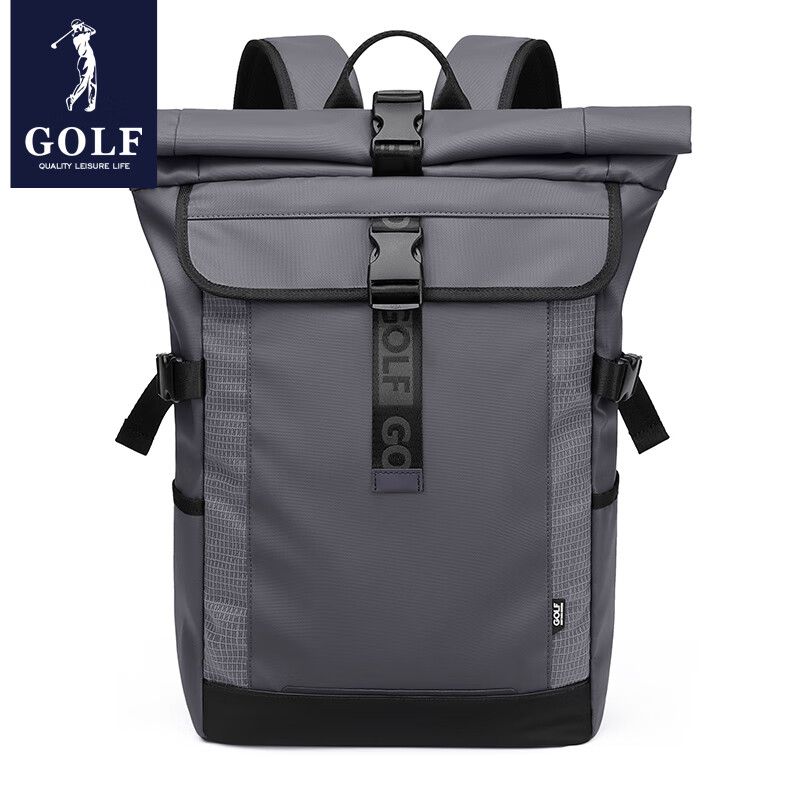 GOLF 高尔夫 运动双肩包旅行通勤包（买一赠二） 款式11-灰色 97.96元（需用券