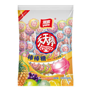 雅客 天天棒什锦口味棒棒糖果630g(约60支) 14.95元