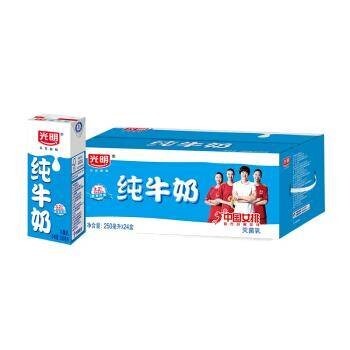 22点:光明 纯牛奶 250ml*24盒*5件