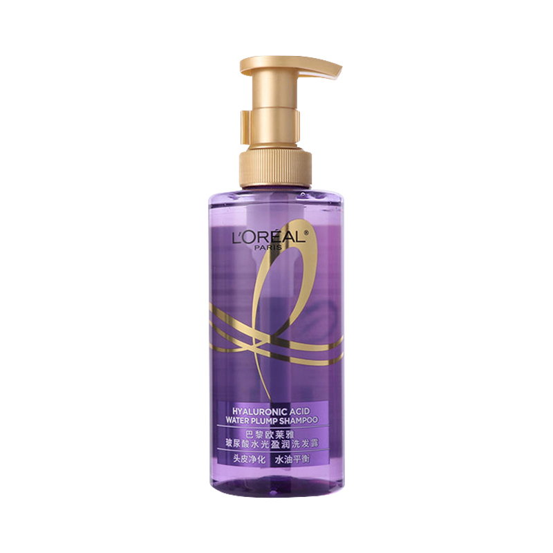 L'OREAL PARIS 玻尿酸水光洗发露 440ml 36元