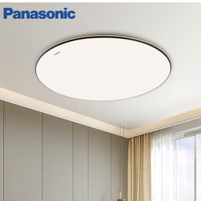 PLUS会员：Panasonic 松下 HHXS4058L 明畔黑金系列 LED调光调色吸顶灯 圆形 36W 249