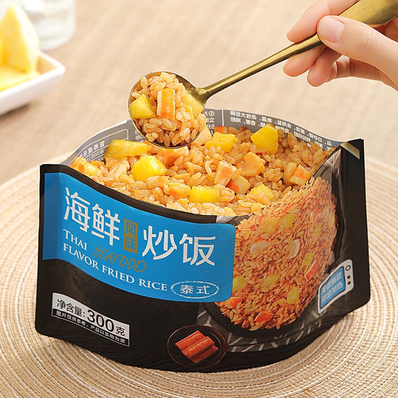 三全 海鲜风味微波炒饭300g 5.4元（需买5件，需用券）