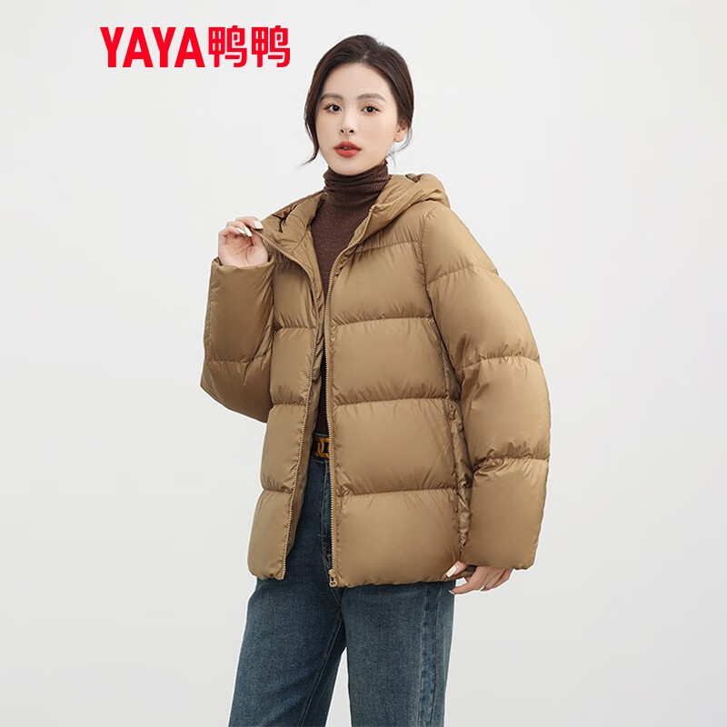 YAYA 鸭鸭羽绒服 鸭鸭（YAYA）羽绒服女 面包服 116.96元（需用券）