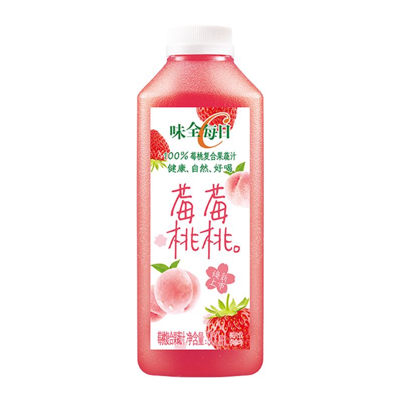 WEICHUAN 味全 每日C 莓莓桃桃 莓桃复合果蔬汁 900ml 10.48元（需用券）