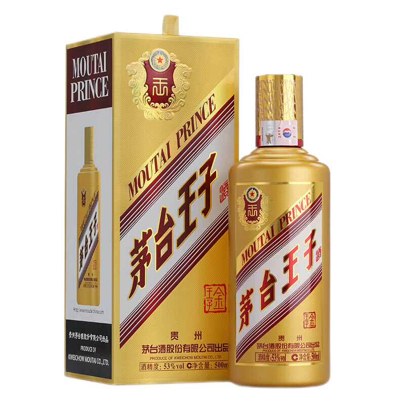 puls会员：茅台王子 金王子 酱香53度 500mL*1瓶 212.26元（需领券）