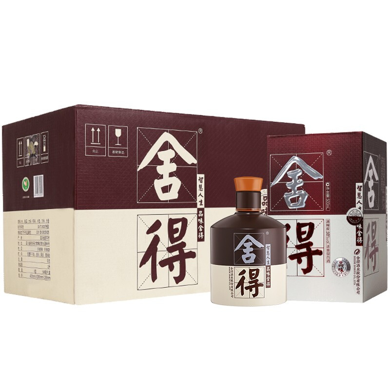 舍得 酒品味舍得42度500ml浓香型年货节日送礼白酒 337.6元（需用券）