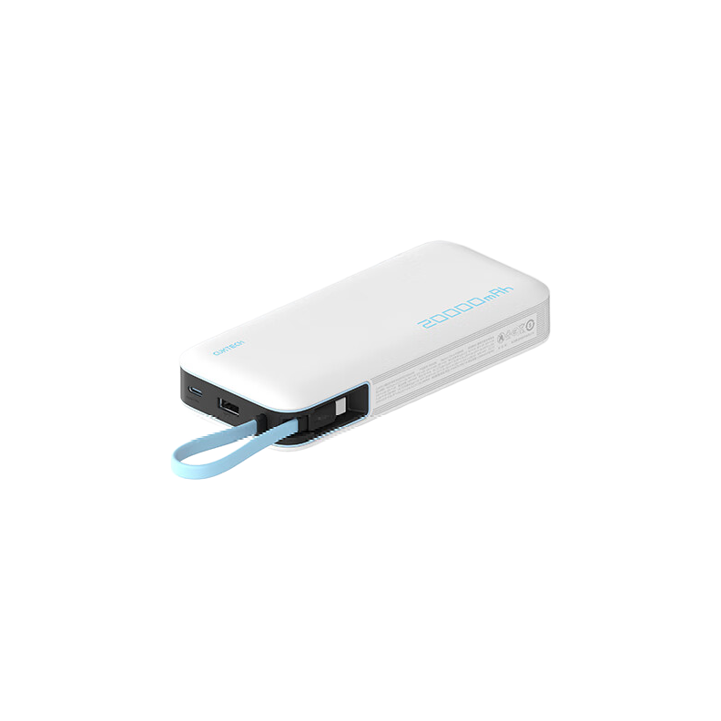 百亿补贴：CukTech 酷态科 PB200N 电能块移动电源 20000mAh Type-C 55W 银滩白 81.4元