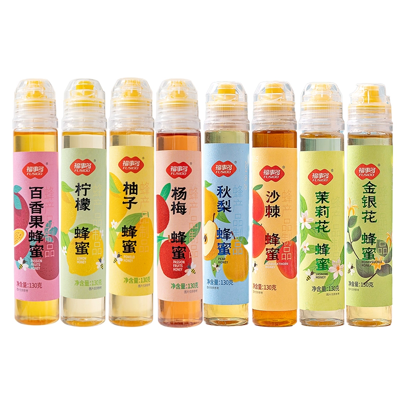 拍3件福事多 果茶蜂蜜130g*3瓶 券后16.9元