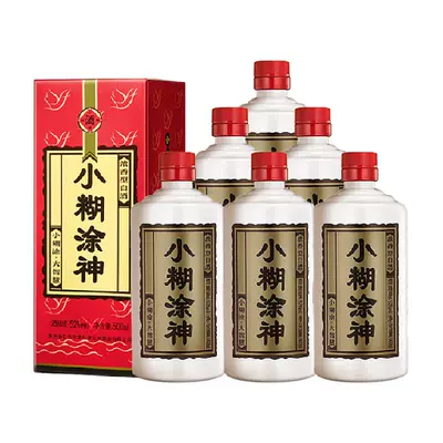 88VIP：小糊涂仙 品牌小糊涂神(普神)52度500ml*6浓香型白酒聚会小酌 379.05元（