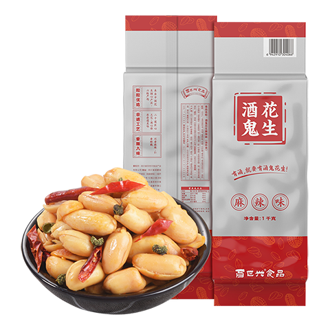 PLUS会员：酒鬼花生米麻辣味1000g 18.19元（需领券）