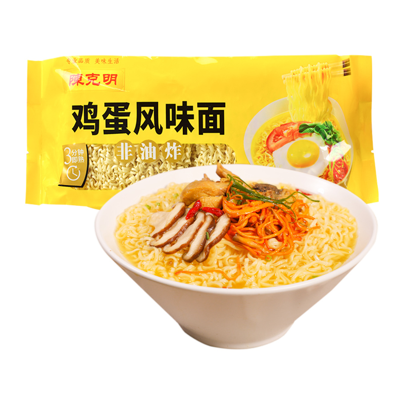 陈克明 鸡蛋风味面 500g 4.41元（需用券）