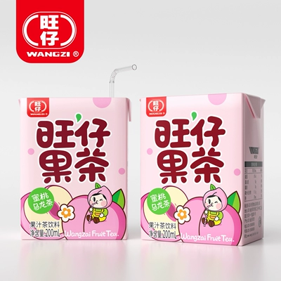 旺仔 清爽柠檬茶 多种口味200ml*12盒 14.9元包邮