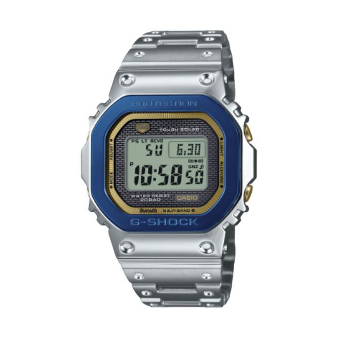 CASIO 卡西欧 G-SHOCK金属进化系列 43.2毫米太阳能电波腕表 GMW-B5000SS-2 50周年纪