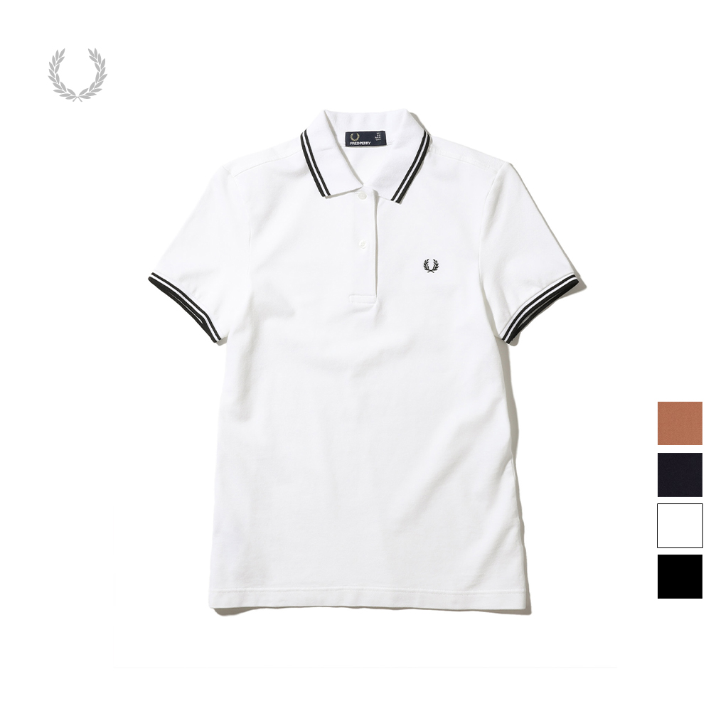 FRED PERRY 女士POLO衫2024夏季休闲麦穗刺绣纯棉短袖T恤G3600 557元（需用券）