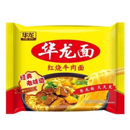 京东极速版今麦郎方便面华龙面红烧牛肉24袋108元包邮需用券
