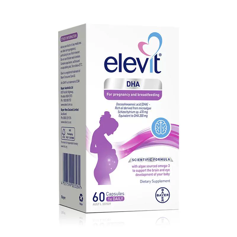 Elevit爱乐维藻油DHA软胶囊孕妇60粒 券后149元