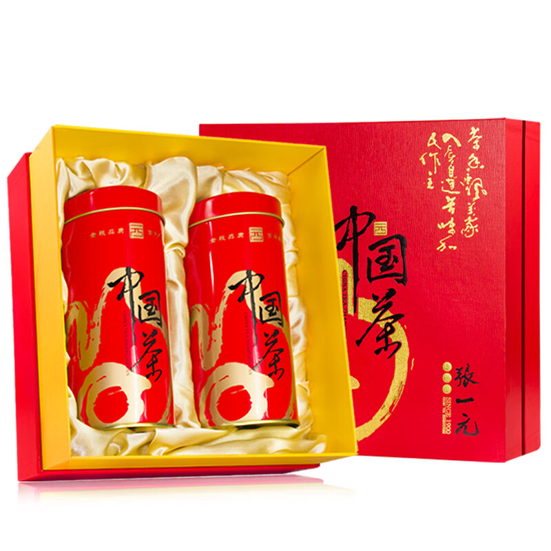 张一元 茶叶 二级茉莉花茶礼盒360g 国潮风年货 151.29元