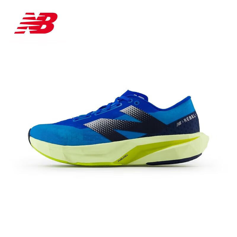 new balance 运动鞋男鞋春夏速度训练跑步鞋Rebel v4系列 蓝色-男款-MFCXLQ4-标准鞋