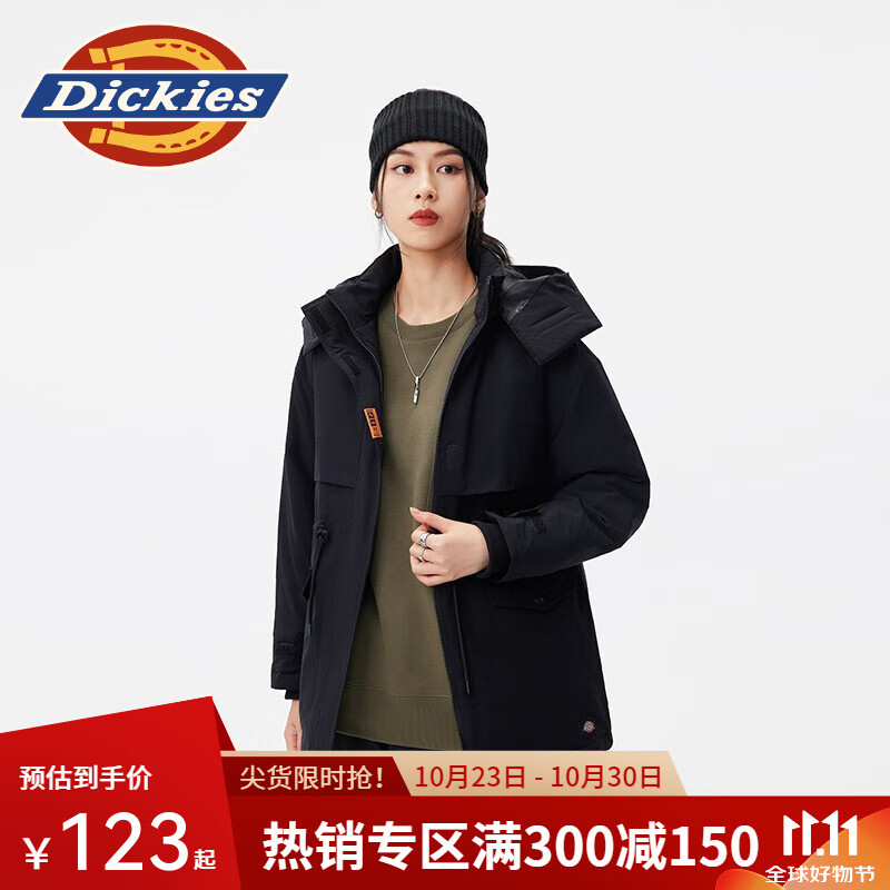 Dickies 帝客 女士连帽保暖厚外套 10809 ￥120.36