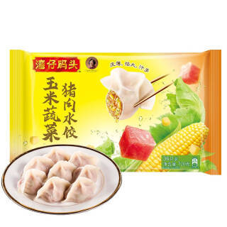 湾仔码头玉米蔬菜猪肉水饺36只共720g209元需用券