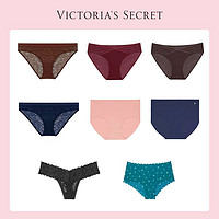 VICTORIA'S SECRET 三件维密花漾蕾丝低腰丁字裤内裤舒适包臀无痕内裤 ￥22.67