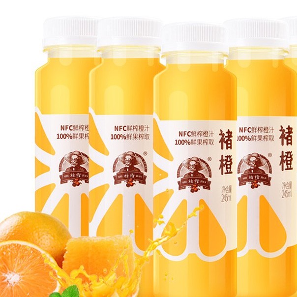 CHU’S AGRICULTURE 褚氏农业 褚橙 100% NFC橙汁245ml*12瓶 97.21元（需用券）