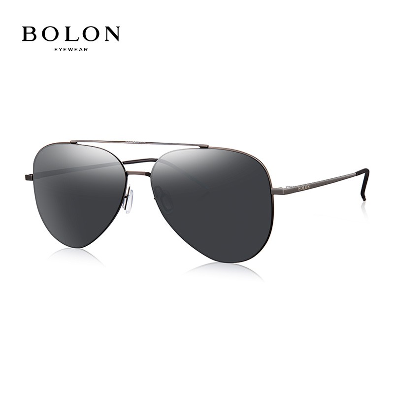 BOLON 暴龙 男女偏光太阳镜 BL8010 D12-暗黑大码 518元（需用券）